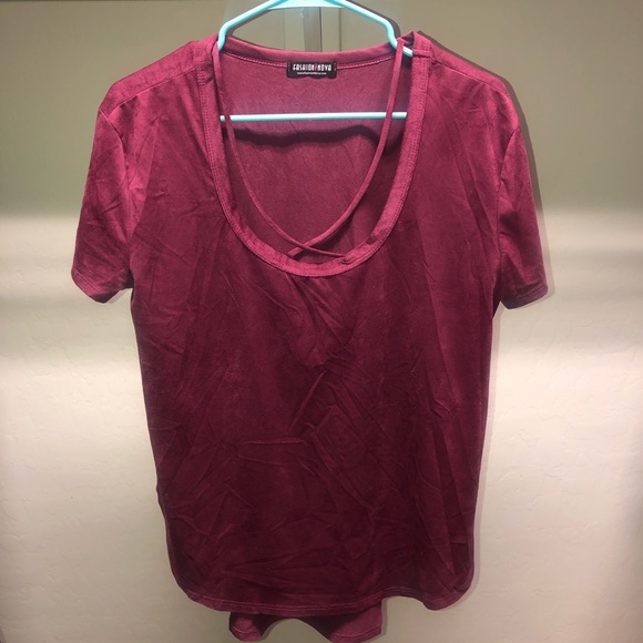 Fashion Nova Give Me Shelter Top - Plum - Picture 5 of 5